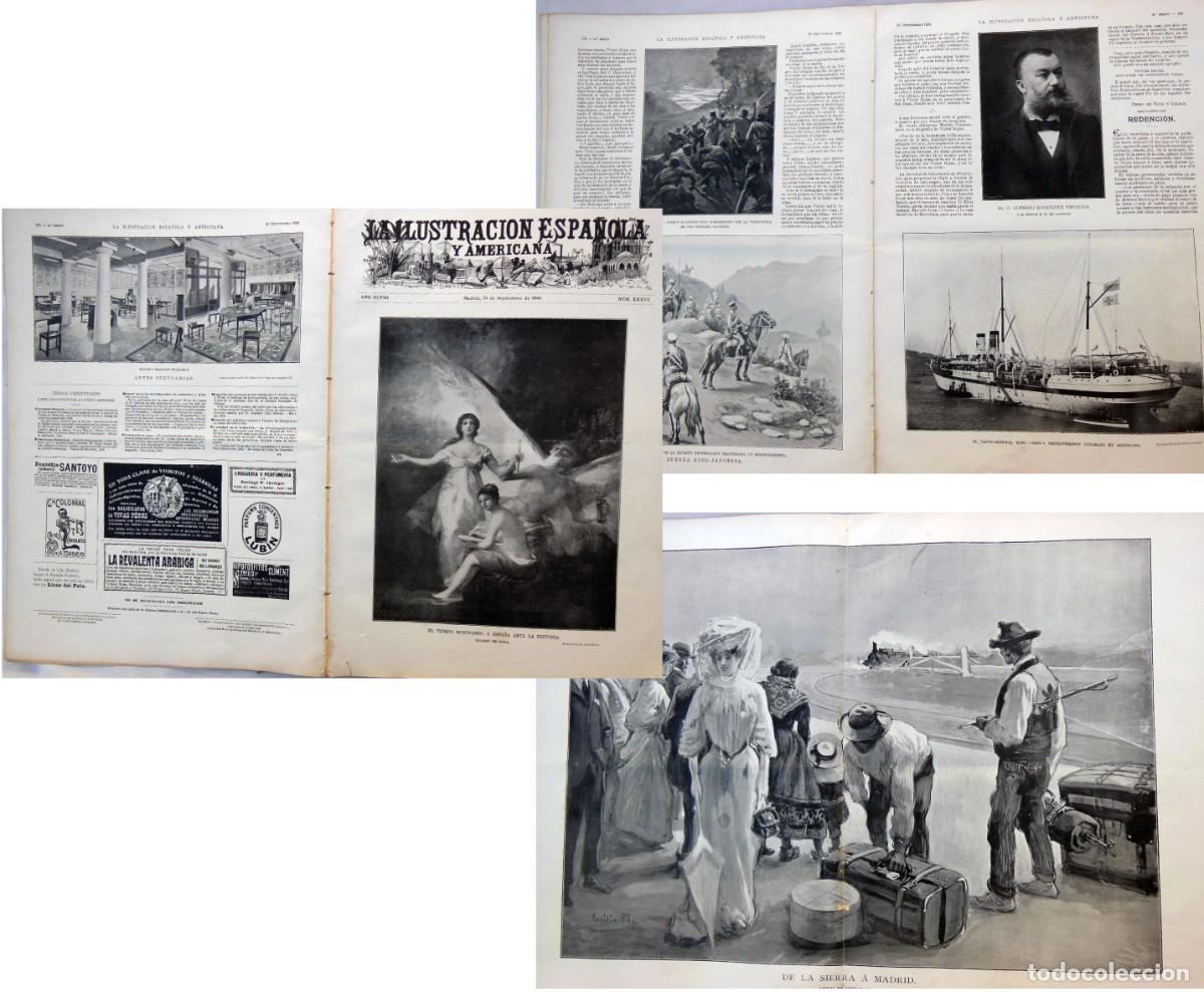 Colecionismo de Revistas e Jornais: LA ILUSTRACI&Oacute;N ESPA&Ntilde;OLA Y AMERICANA. N&ordm; XXXVI - 30 Septiembre 1904. La fragata Discovery.