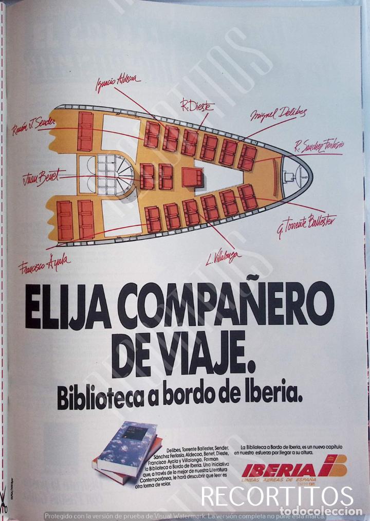 Coleccionismo de revistas y peri&oacute;dicos: IBERIA ANUNCIO PUBLICIDAD