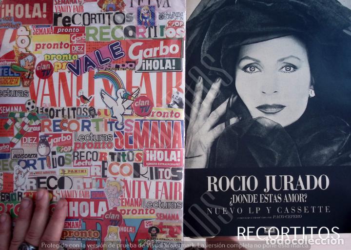 Coleccionismo de Revistas y Peri&oacute;dicos: rocio jurado anuncio donde estas amor