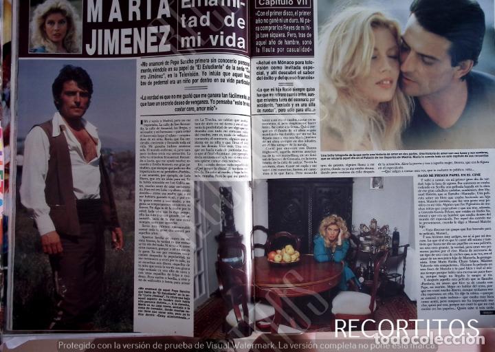 Coleccionismo de Revistas y Peri&oacute;dicos: MARIA JIMENEZ EN HOLA EN LA MITAD DE MI VIDA CAPITULO vii FOLKKLORICAS CONTRA FINOLIS LOLA FLORES M