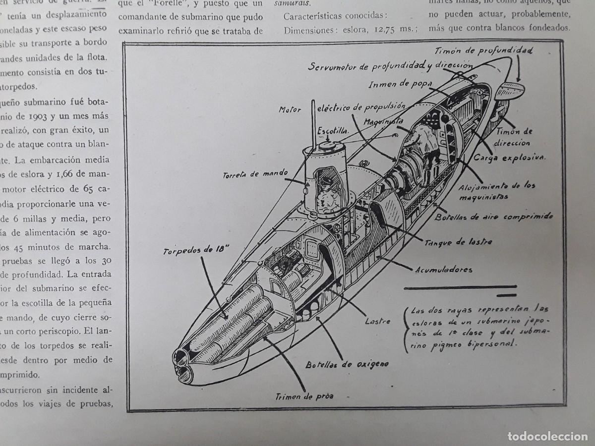 Collection Magazines and Newspapers: SUBMARINOS DE BOLSILLO NAVIERO Y MARINO JUAN JOSE DOMINE MOTONAVE REVISTA A&Ntilde;O 1942