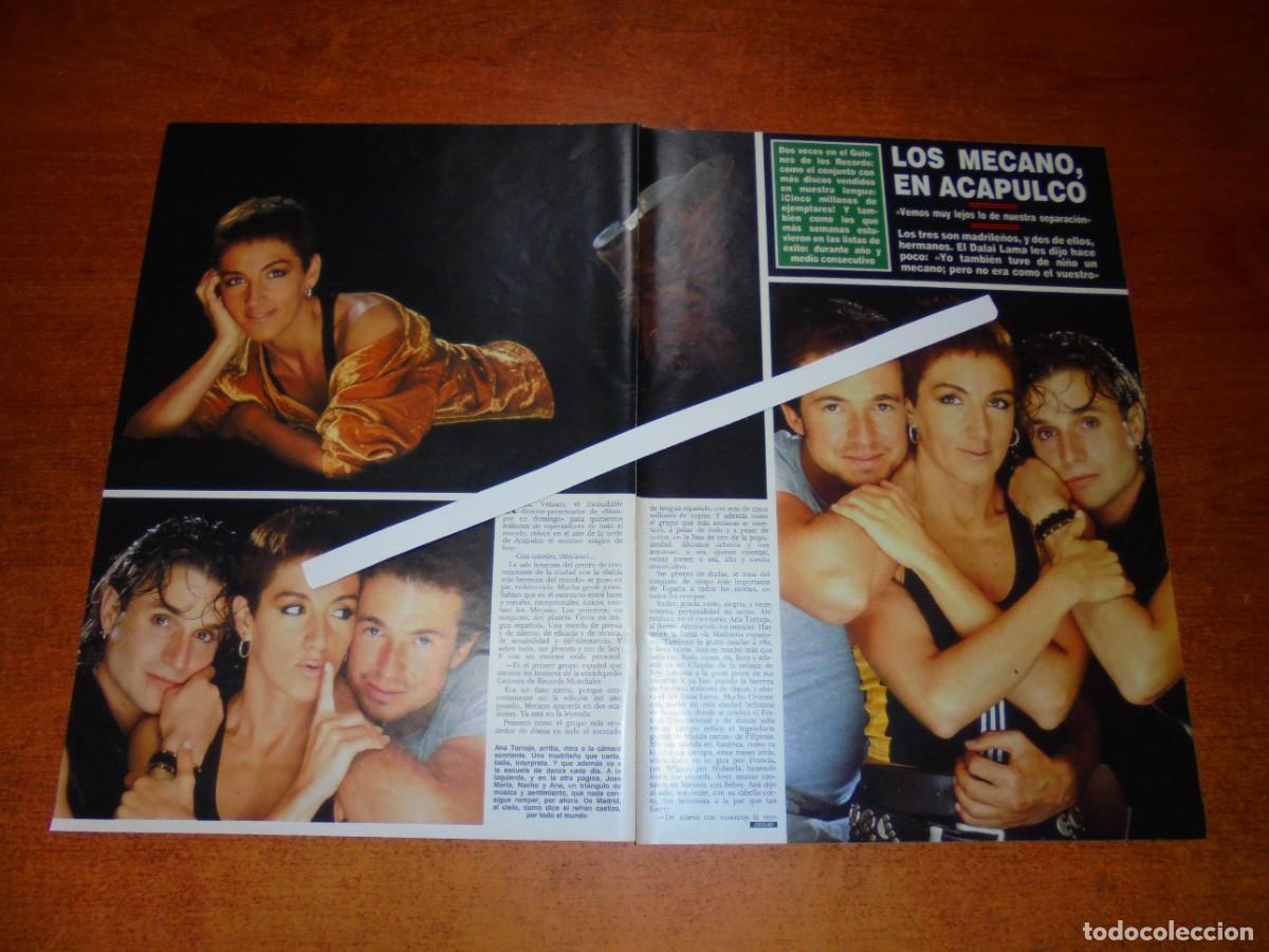 Coleccionismo de Revistas y Peri&oacute;dicos: CLIPPING 1992: MECANO EN ACAPULCO