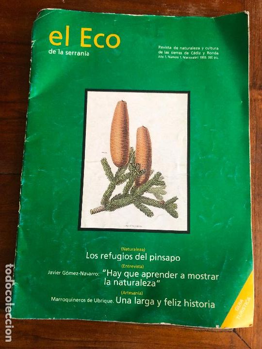 Coleccionismo de revistas y peri&oacute;dicos: el eco de la serrania, revista de las sierras de cadiz y ronda a&ntilde;o 1, n&ordm; 1, 1995