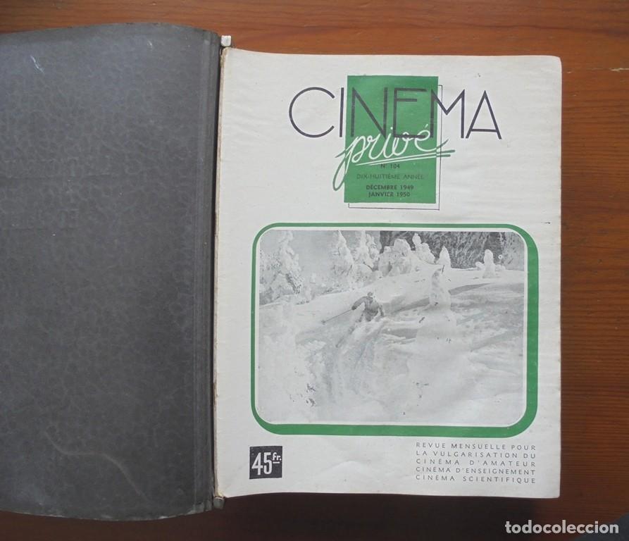 Coleccionismo de Revistas y Peri&oacute;dicos: Lot de 22 magazines Cinema priv&eacute;, revue mensuelle 1949-1952. Del n&uacute;m. 104 al 125