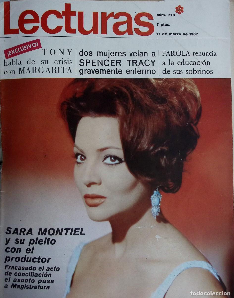 Coleccionismo de Revistas y Peri&oacute;dicos: RECORTE PORTADA DE SARA MONTIEL SARITA