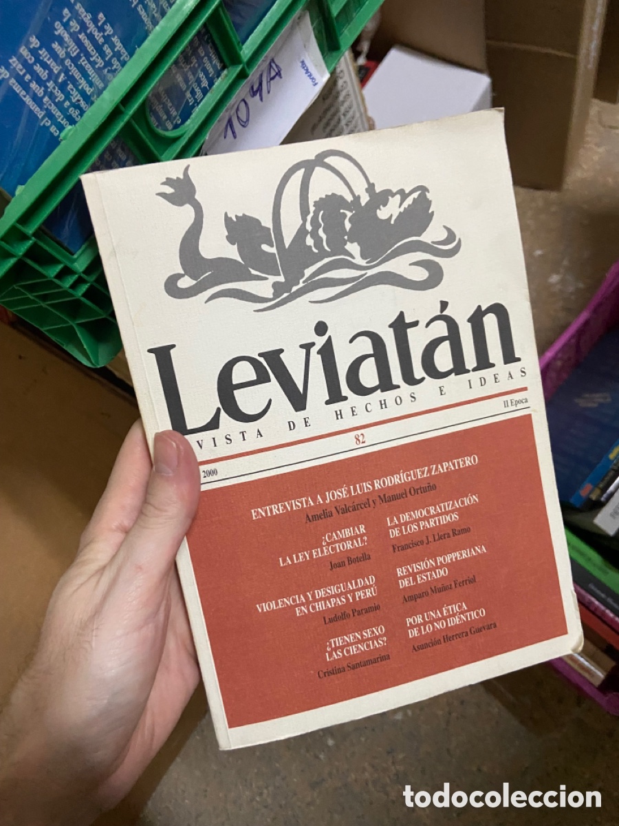 Coleccionismo de Revistas y Peri&oacute;dicos: 104A LEVIATAN - REVISTA DE HECHOS E IDEAS n&uacute;mero 82