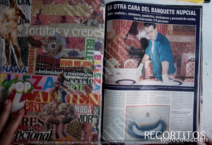 Collection Magazines and Newspapers: el banquete nupcial de do&ntilde;a letizia ortiz don felipe vi
