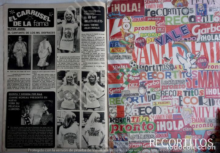 Coleccionismo de revistas y peri&oacute;dicos: elton john jeanne moreau la mujer mensaje