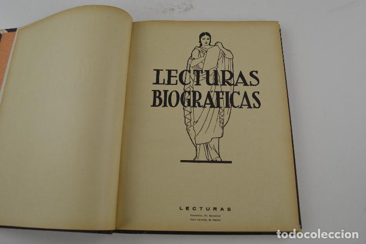 Collection Magazines and Newspapers: Lecturas biogr&aacute;ficas, ediciones Hymsa, Sociedad General de Publicaciones, Barcelona.