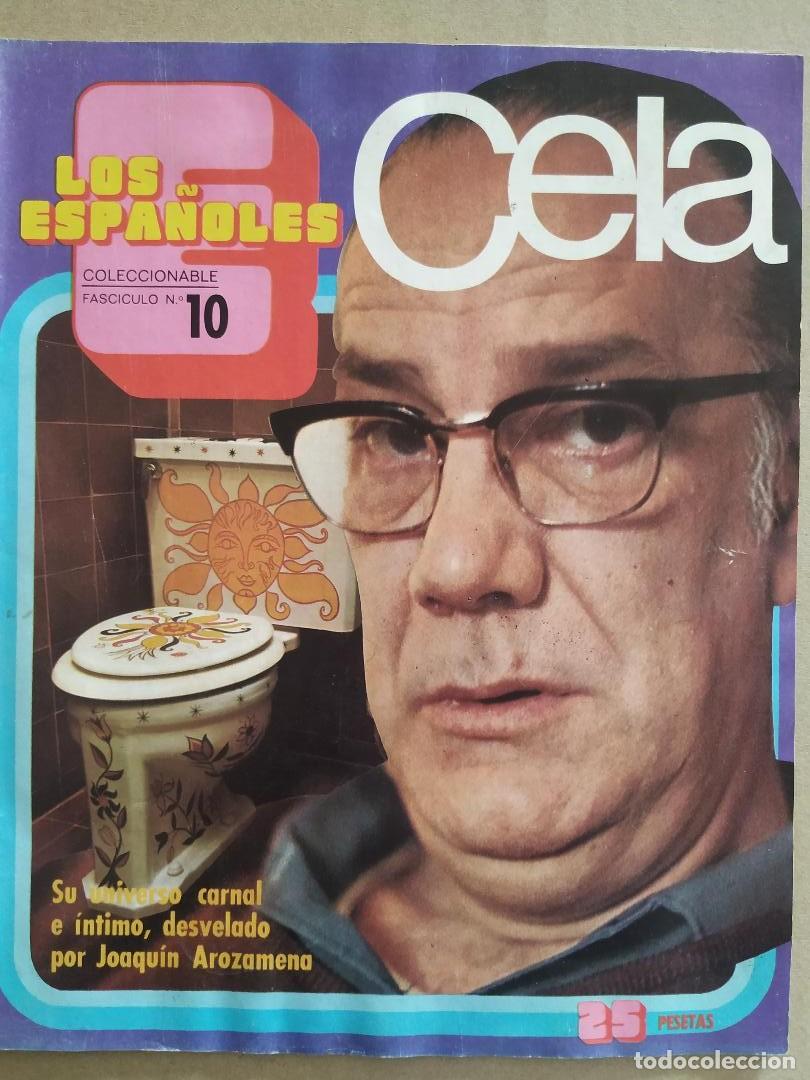 Coleccionismo de Revistas y Peri&oacute;dicos: Revista LOS ESPA&Ntilde;OLES Coleccionable n&ordm; 10 Camilo Jos&eacute; Cela por Joaqu&iacute;n Arozamena &iacute;ndice de su vida