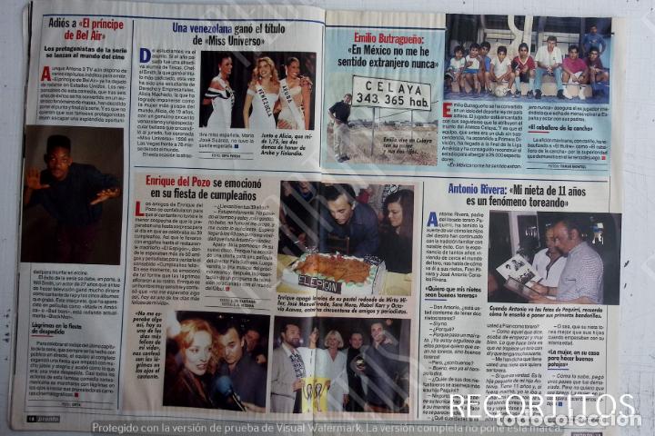 Coleccionismo de Revistas y Peri&oacute;dicos: alicia machado venezuela miss universo emilio butrague&ntilde;o enrique del pozo antonio rivera will smith