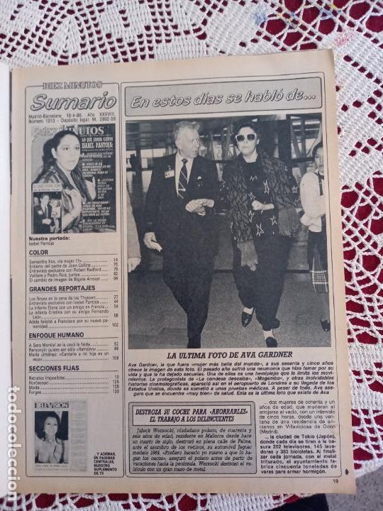 Sammeln von Zeitschriften und Zeitungen: AVA GARDNERR