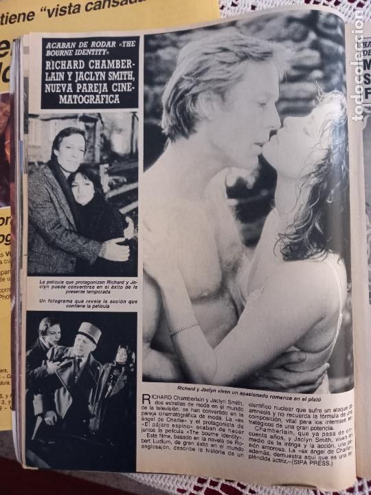 Coleccionismo de Revistas y Peri&oacute;dicos: RICHARD CHAMBERLAIN EL PAJARO ESPINO JACLYN SMITH LOS ANGELES DE CHARLIE