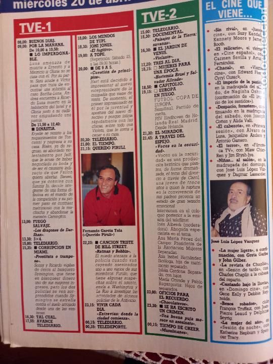 Coleccionismo de Revistas y Peri&oacute;dicos: FERNANDO GARCIA TOLA JOSE LUIS LOPEZ VAZQUEZ
