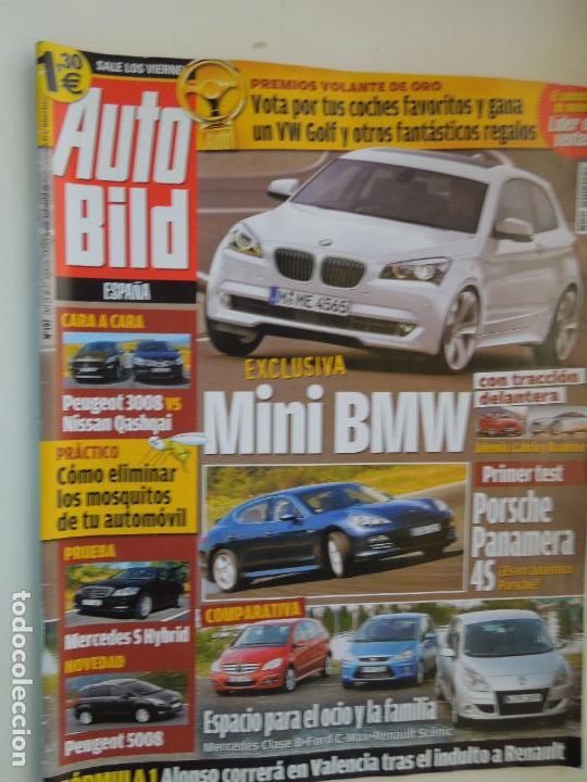 Coleccionismo de Revistas y Peri&oacute;dicos: AUTO BILD REVISTA DEL AUTOMOVIL N&ordm; 197- 08-2009- MINI BMW