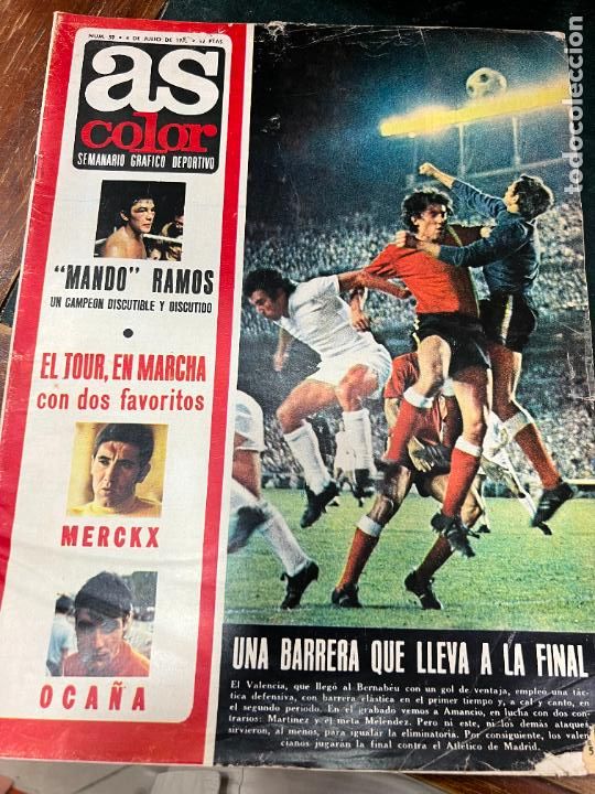 Coleccionismo de Revistas y Peri&oacute;dicos: REVISTA PERIODICO AS COLOR 4 DE JULIO DE 1972