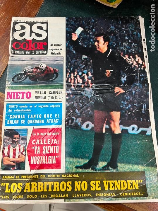 Coleccionismo de Revistas y Peri&oacute;dicos: REVISTA PERIODICO AS COLOR 1 AGOSTO DE 1972