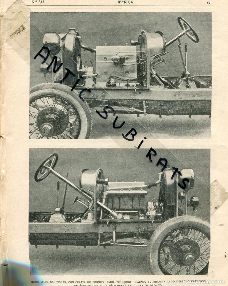 Collectionnisme de Revues et Journaux: IBERICA A&Ntilde;O 1920 YACIMIENTOS DE PLATINO PLOMO Y CROMO EN LA SERRANIA DE RONDA MOTOR COCHE ELIZALDE
