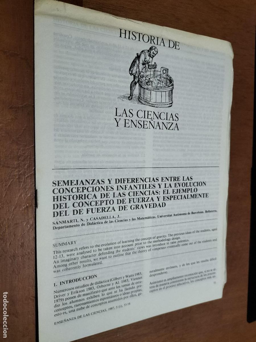 Collection Magazines and Newspapers: ENSE&Ntilde;ANZA DE LAS CIENCIAS. REVISTA DE INVESTIGACI&Oacute;N Y EXPERIENCIAS DID&Aacute;CTICAS. HISTORIA