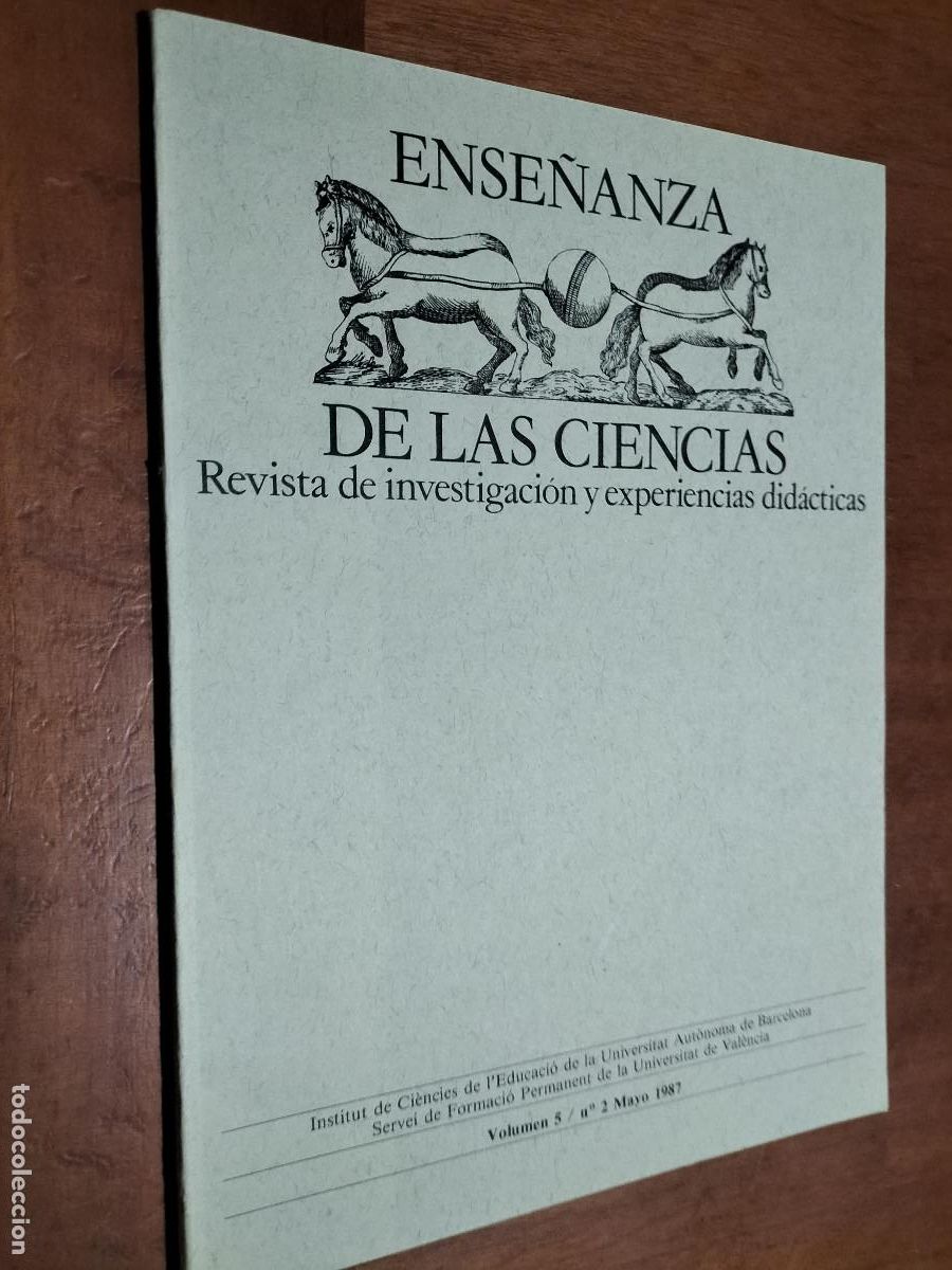 Collezionismo di Riviste e Giornali: ENSE&Ntilde;ANZA DE LAS CIENCIAS. REVISTA DE INVESTIGACI&Oacute;N Y EXPERIENCIAS DID&Aacute;CTICAS. VOL. 5. 2 caj. 117