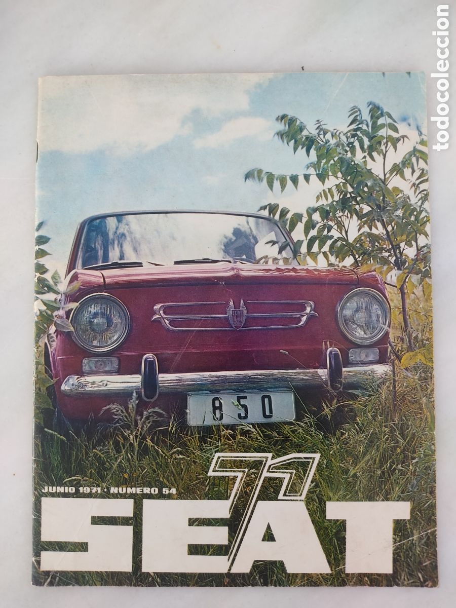 Coleccionismo de revistas y peri&oacute;dicos: revista seat junio 1971 original de epoca