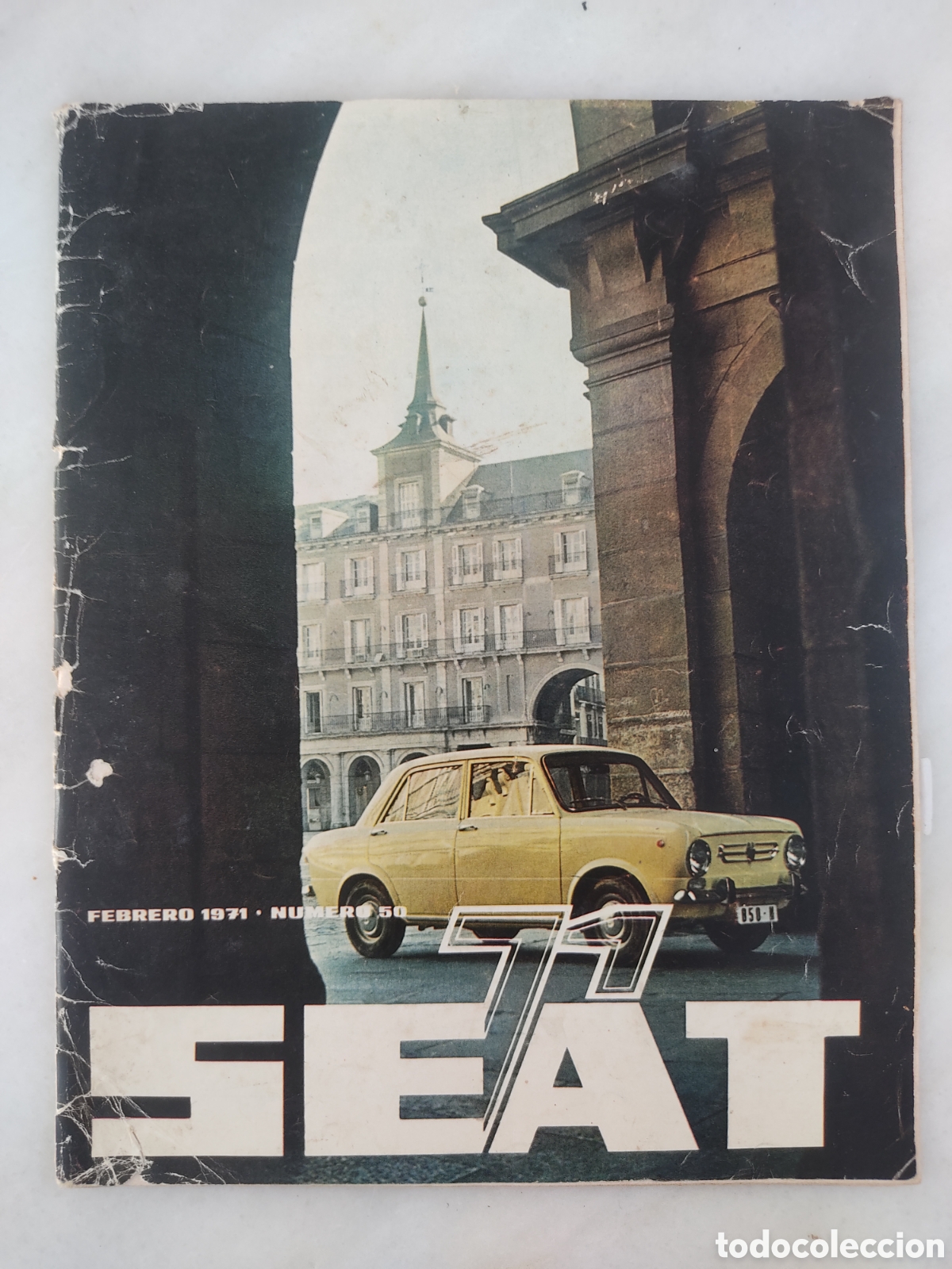 Coleccionismo de revistas y peri&oacute;dicos: revista seat Febrero 1971 original de epoca