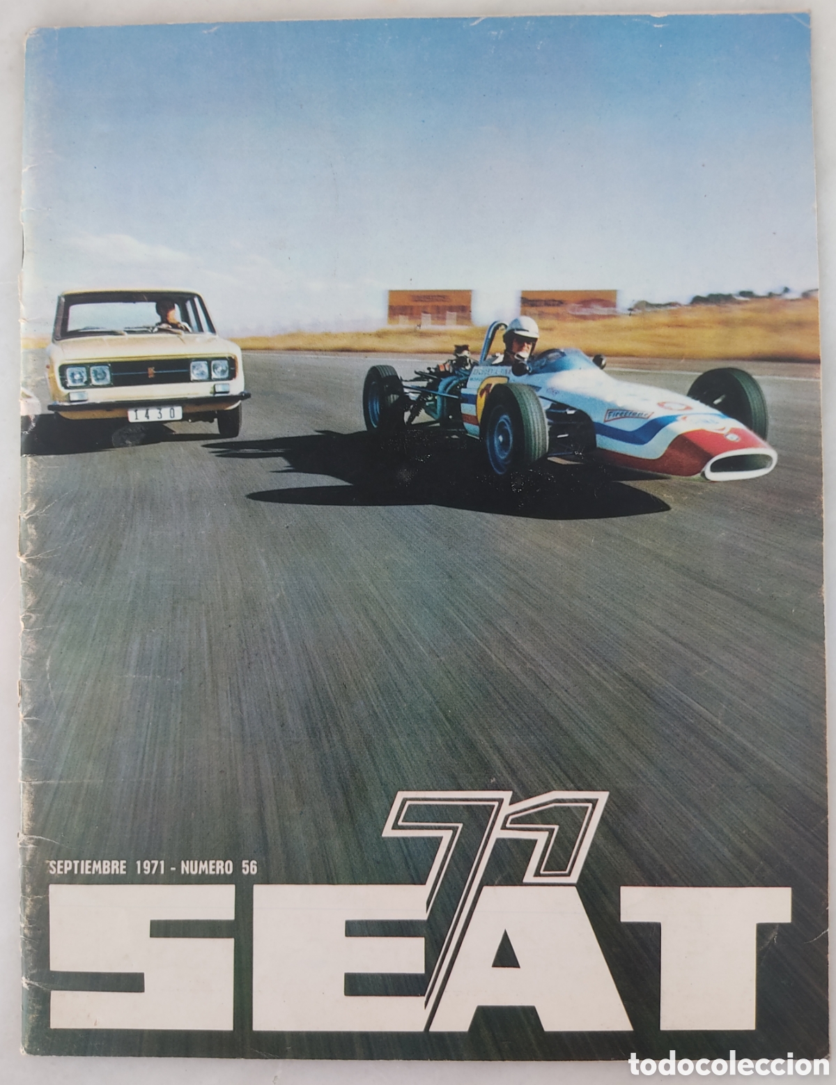 Coleccionismo de revistas y peri&oacute;dicos: revista seat septiembre 1971 original de epoca