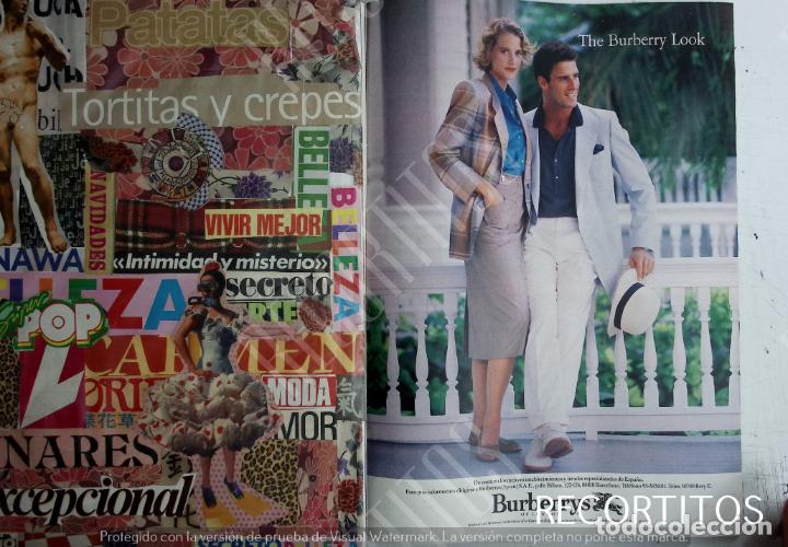 Coleccionismo de Revistas y Peri&oacute;dicos: BURBERRYs ANUNCIO PUBLICIDAD