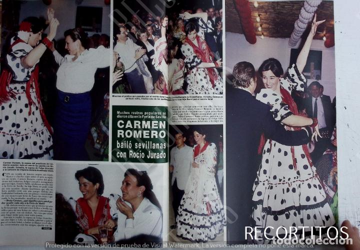 Coleccionismo de Revistas y Peri&oacute;dicos: carmen romero por sevillanas con rocio jurado