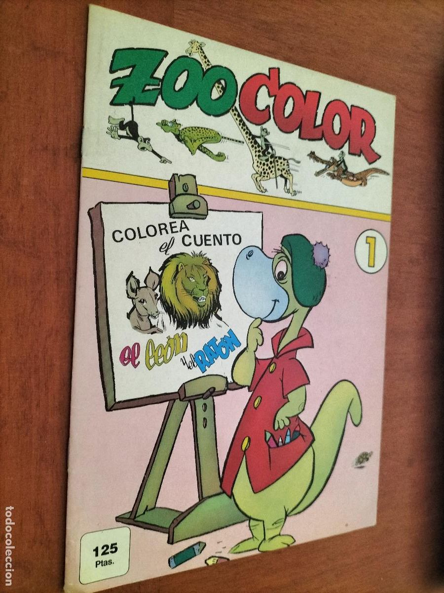 Collection Magazines and Newspapers: ZOO COLOR 1. COLOREAR DIFERENTES ANIMALES. GRAPA. BUEN ESTADO. SIN USAR caj. 141
