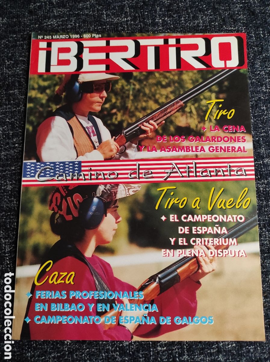 Coleccionismo de revistas y peri&oacute;dicos: IBERTIRO N&ordm; 245 MARZO 1996 - REVISTA DE CAZA Y COMPETICION DE TIRO