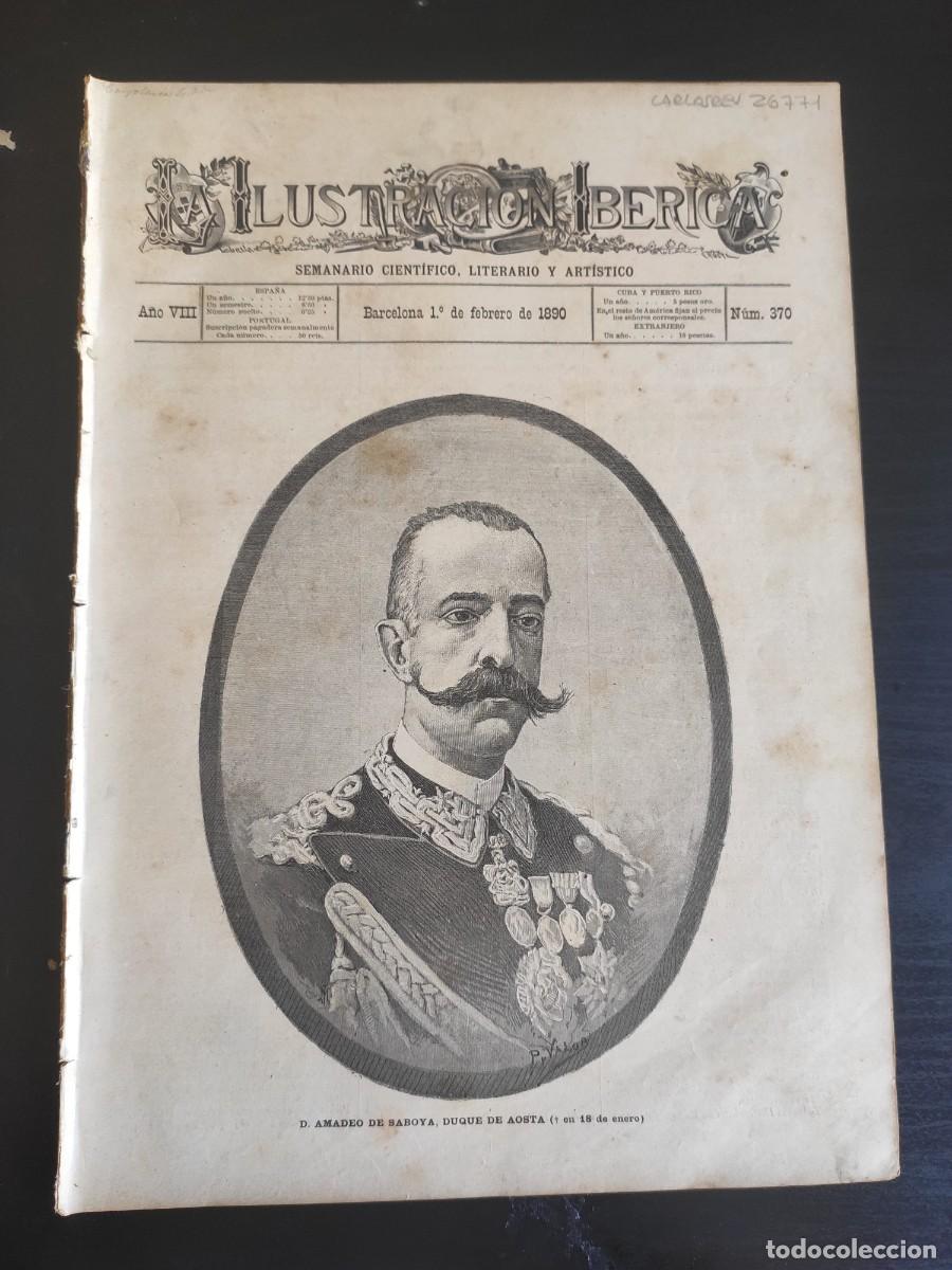 Coleccionismo de Revistas y Peri&oacute;dicos: LA ILUSTRACI&Oacute;N IB&Eacute;RICA. N&ordm; 370. A&Ntilde;O 1890. ARTES ANTIGUAS E IDEAS MODERNAS. LAS OBRAS DE FIDIA.. LEER