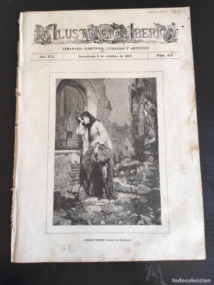 Coleccionismo de Revistas y Peri&oacute;dicos: LA ILUSTRACI&Oacute;N IB&Eacute;RICA. N&ordm; 405. A&Ntilde;O 1890. SE&Ntilde;OR DON FRANCISCO DE P. RIUS Y TAULET. TRAJES DE .. LEER