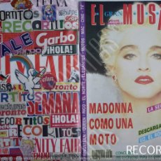 Coleccionismo de Revistas y Periódicos: MADONNA QUEEN FREDDIE MERCURY HOMBRES G EMILIO ARAGON U2 BONO ROSARIO FLORES CRISTINA MECANO