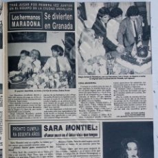 Coleccionismo de Revistas y Periódicos: SARA MONTIEL MARADONA