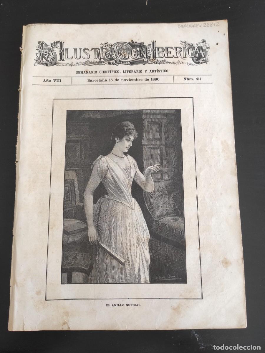 Coleccionismo de Revistas y Peri&oacute;dicos: LA ILUSTRACI&Oacute;N IB&Eacute;RICA. N&ordm; 411. A&Ntilde;O 1890. BRIGADA DEL GENERAL DEN&Iacute;S. EL D&Iacute;A DE DIFUNTOS. LOS .. LEER