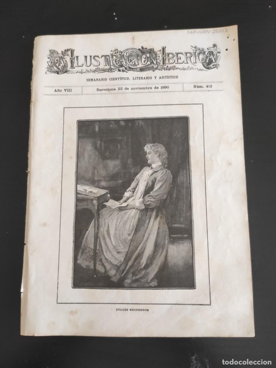 Coleccionismo de Revistas y Peri&oacute;dicos: LA ILUSTRACI&Oacute;N IB&Eacute;RICA. N&ordm; 412. A&Ntilde;O 1890. EL CONVENTO DE LA INMACULADA CONCEPCI&Oacute;N, EN SAINT J.. LEER