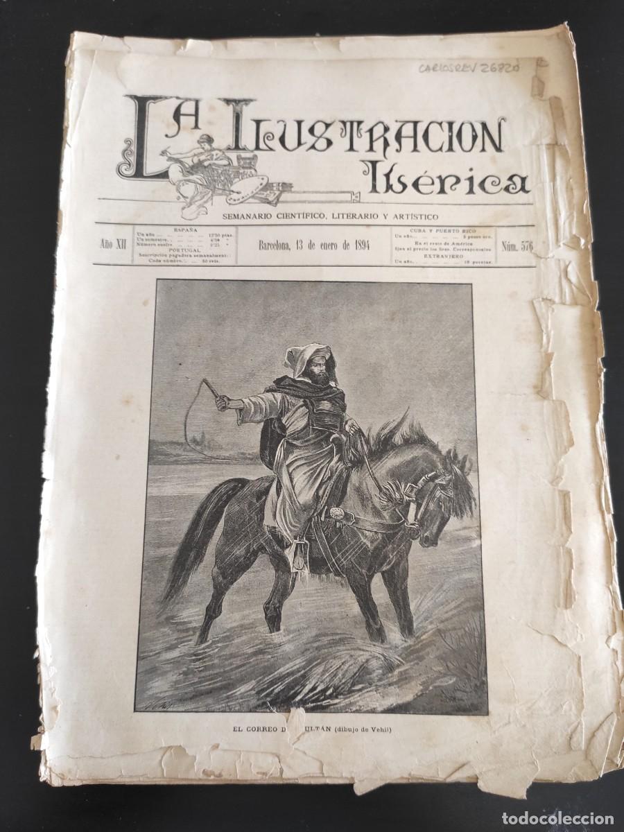 Coleccionismo de Revistas y Peri&oacute;dicos: LA ILUSTRACI&Oacute;N IB&Eacute;RICA. N&ordm; 576. A&Ntilde;O 1894. EL SE&Ntilde;OR CRISPI, PRESIDENTE DEL CONSEJO DE MINISTRO.. LEER