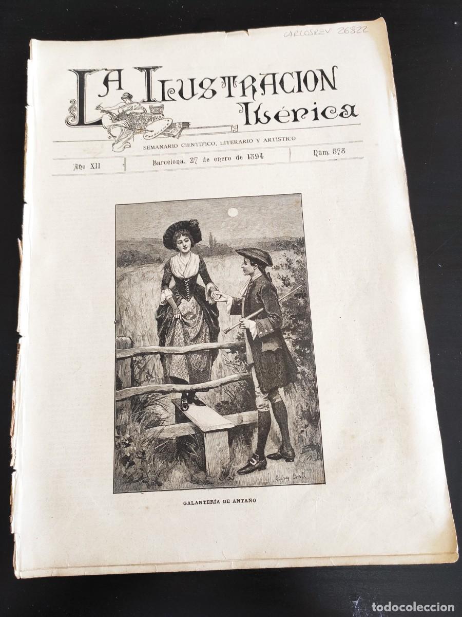 Coleccionismo de Revistas y Peri&oacute;dicos: LA ILUSTRACI&Oacute;N IB&Eacute;RICA. N&ordm; 578. A&Ntilde;O 1894. UN LENGUAJE ARTIFICIAL. ESPA&Ntilde;OLES Y MOROS. LA REVOL.. LEER