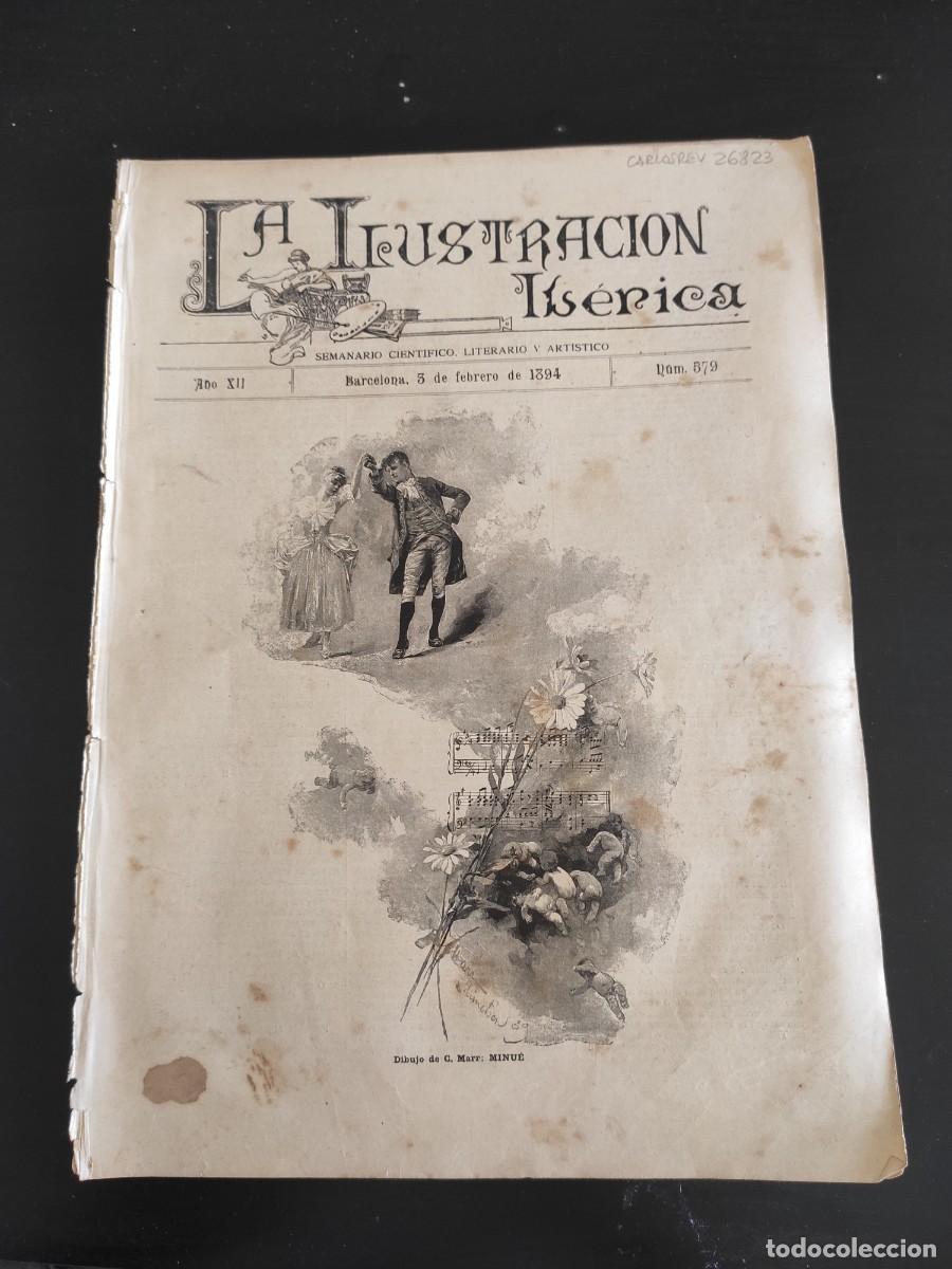 Coleccionismo de Revistas y Peri&oacute;dicos: LA ILUSTRACI&Oacute;N IB&Eacute;RICA. N&ordm; 579. A&Ntilde;O 1894. ATENTADO CONTRA EL GOBERNADOR DON RAM&Oacute;N LARROCA. EN.. LEER