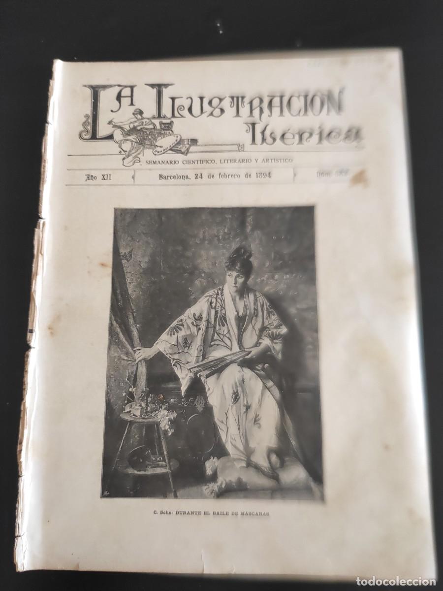 Coleccionismo de Revistas y Peri&oacute;dicos: LA ILUSTRACI&Oacute;N IB&Eacute;RICA. N&ordm; 582. A&Ntilde;O 1894. EL TENIENTE CORONEL M. BONNIER. CAMPA&Ntilde;A FRANCESA DE.. LEER