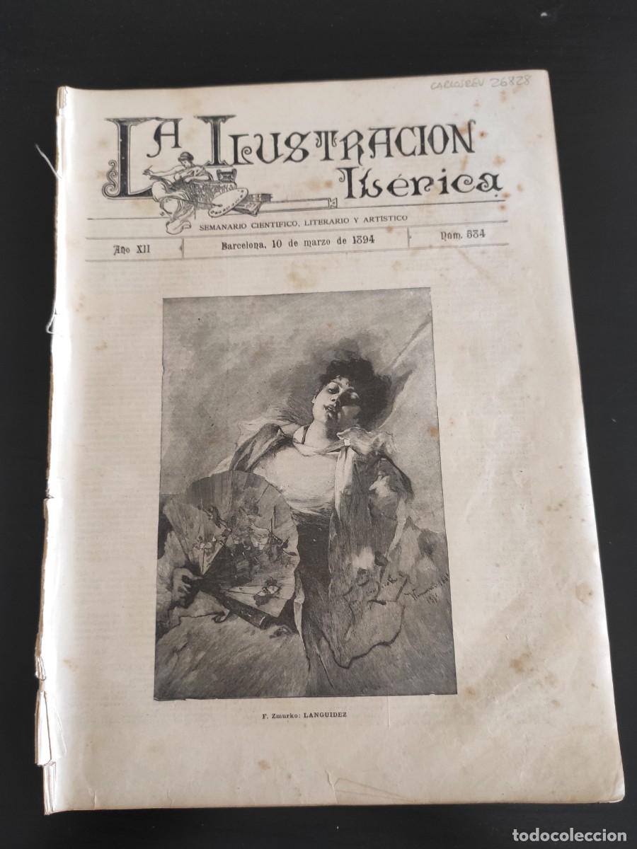 Coleccionismo de Revistas y Peri&oacute;dicos: LA ILUSTRACI&Oacute;N IB&Eacute;RICA. N&ordm; 584. A&Ntilde;O 1894. EL DESASTRE INGL&Eacute;S EN GAMBIA. LOS ANARQUISTAS EN LO.. LEER