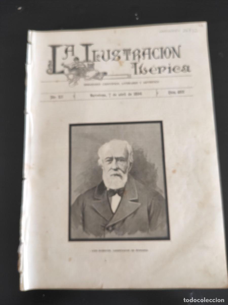 Coleccionismo de Revistas y Peri&oacute;dicos: LA ILUSTRACI&Oacute;N IB&Eacute;RICA. N&ordm; 588. A&Ntilde;O 1894. DON PRUDENCIO DE MORAES. CAPILLA DE SAN JUAN EN G&Eacute;N.. LEER