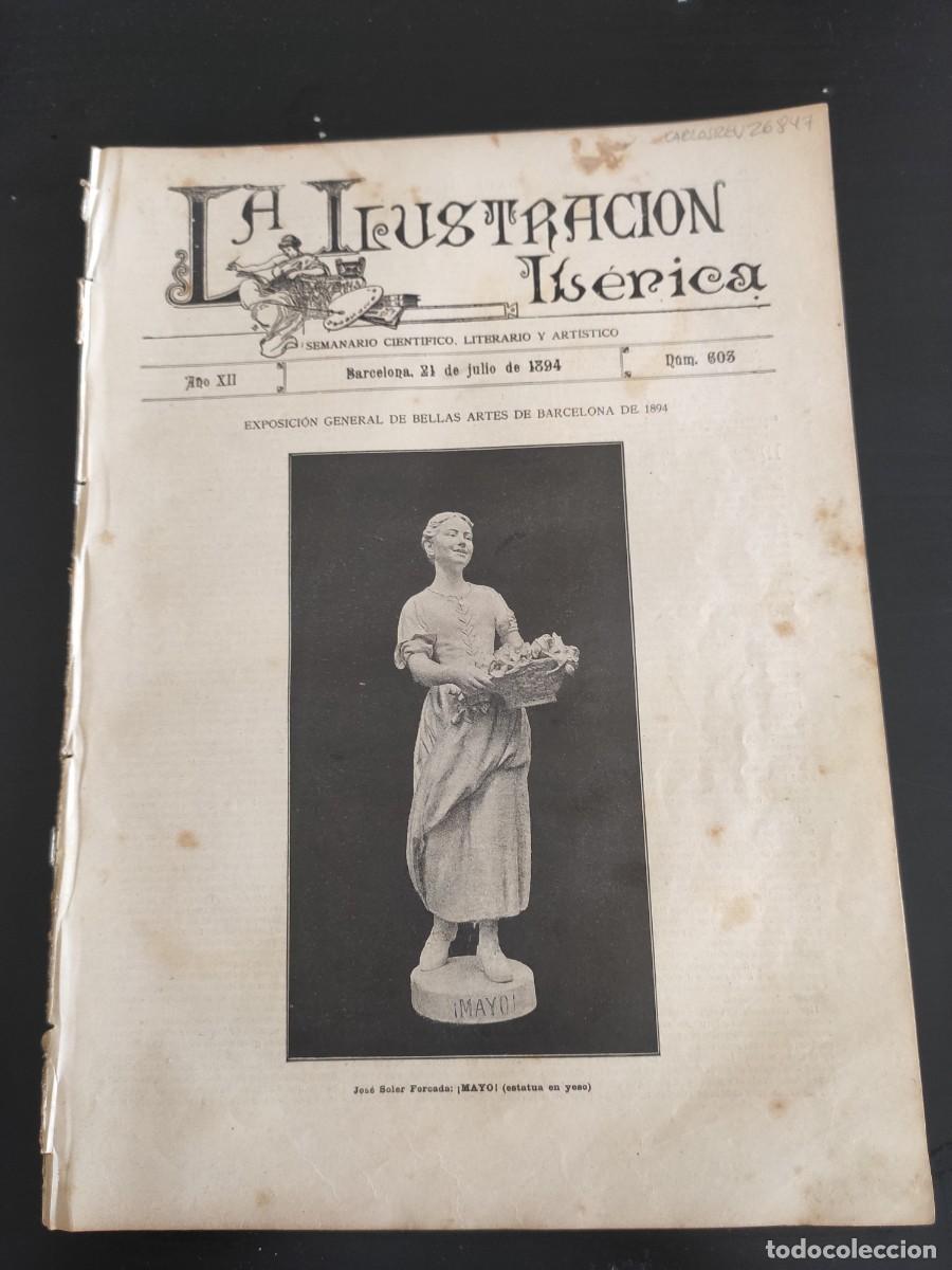 Coleccionismo de Revistas y Peri&oacute;dicos: LA ILUSTRACI&Oacute;N IB&Eacute;RICA. N&ordm; 603. A&Ntilde;O 1894. ESCENA FINAL DE LAS SESIONES DEL CONGRESO. EN EL FE.. LEER