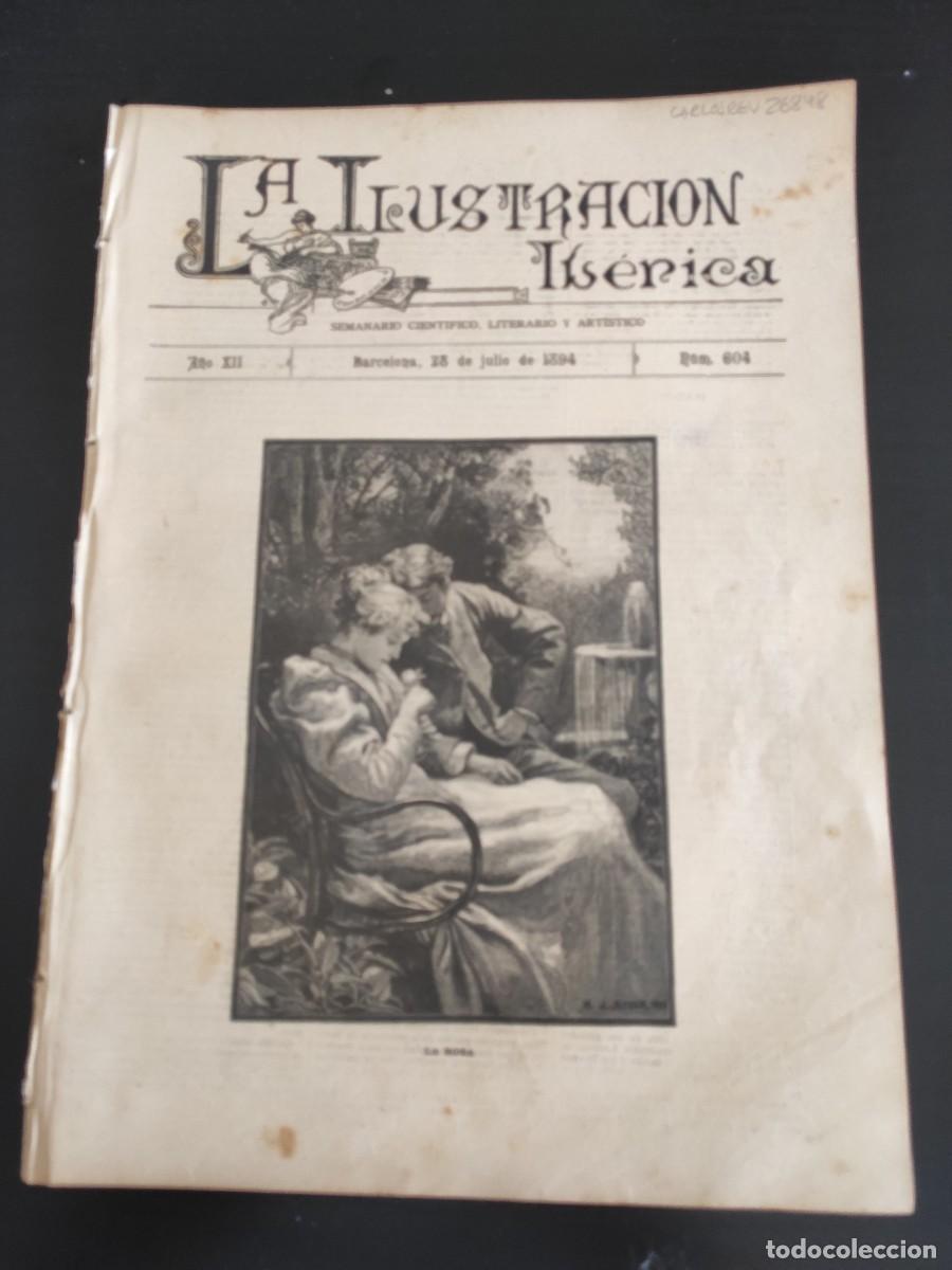 Coleccionismo de Revistas y Peri&oacute;dicos: LA ILUSTRACI&Oacute;N IB&Eacute;RICA. N&ordm; 604. A&Ntilde;O 1894. CONGRESO INTERNACIONAL DE LA PRENSA EN AMBERES. EL .. LEER