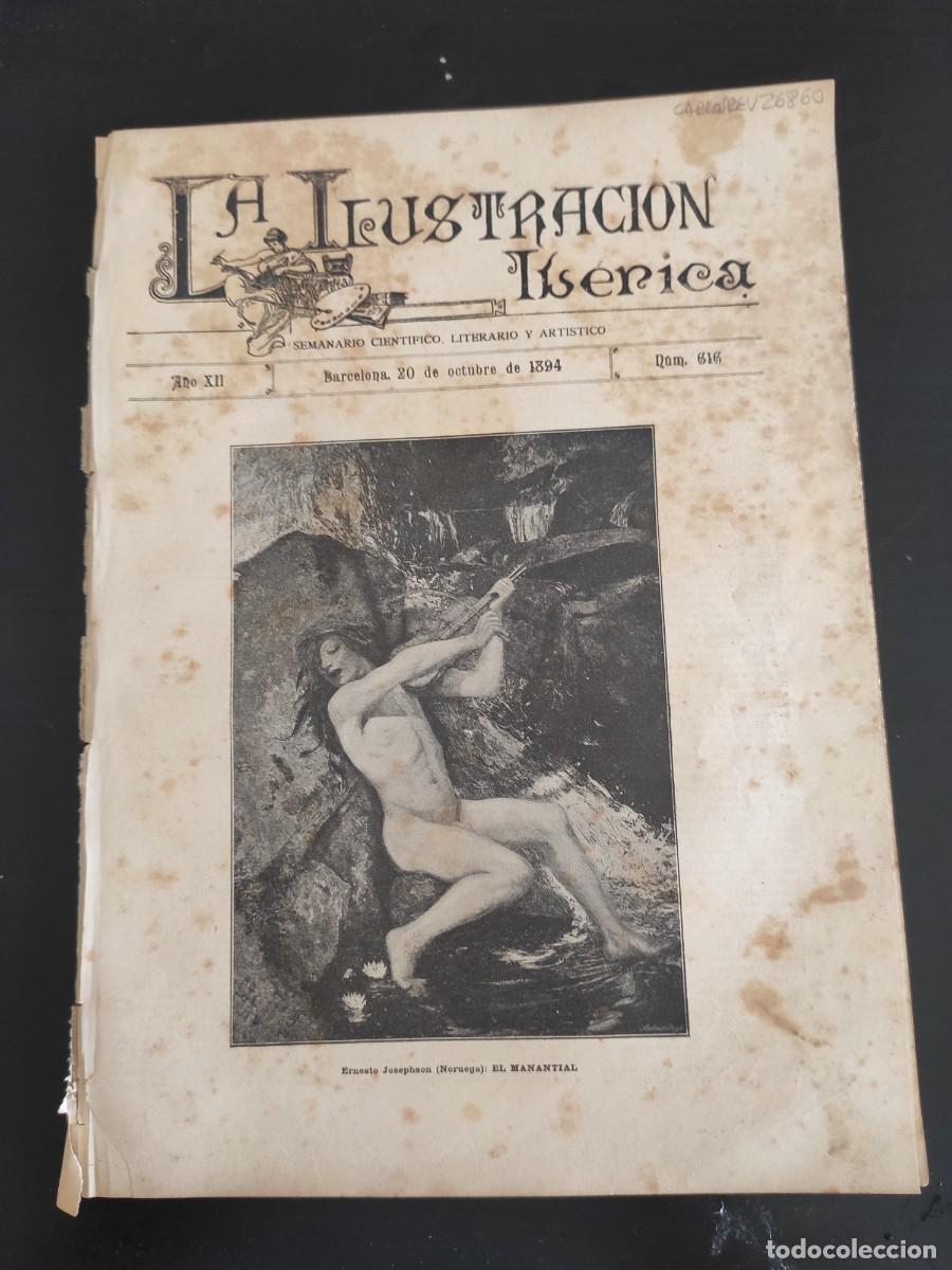 Coleccionismo de Revistas y Peri&oacute;dicos: LA ILUSTRACI&Oacute;N IB&Eacute;RICA. N&ordm; 616. A&Ntilde;O 1894. EL NUEVO TRATAMIENTO DE LA DIFTERIA. LA CATEDRAL DE.. LEER