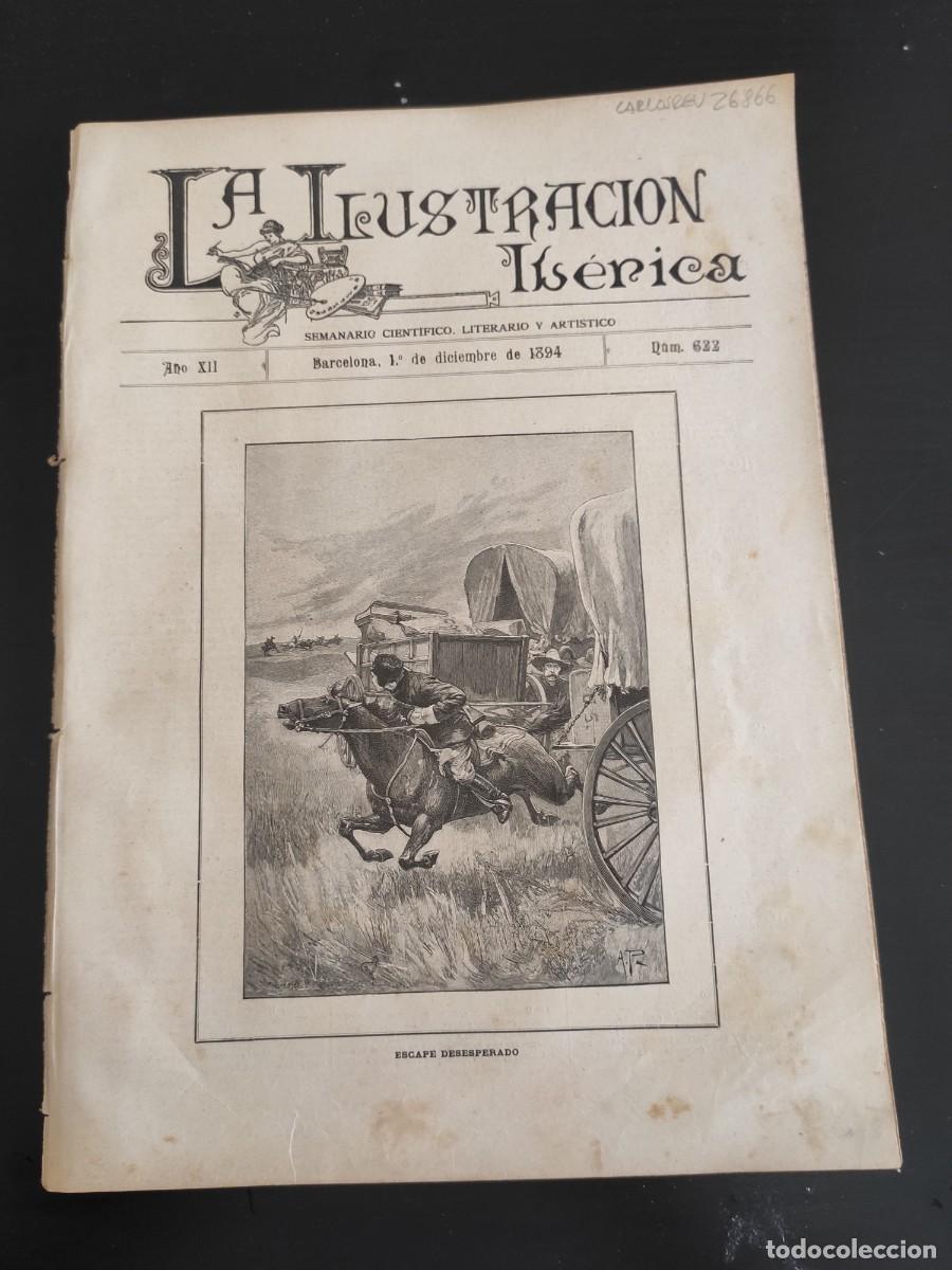 Coleccionismo de Revistas y Peri&oacute;dicos: LA ILUSTRACI&Oacute;N IB&Eacute;RICA. N&ordm; 622. A&Ntilde;O 1894. M. FRANCIS MAGNARD. LOS HERALDOS LEYENDO AL PUEBLO .. LEER