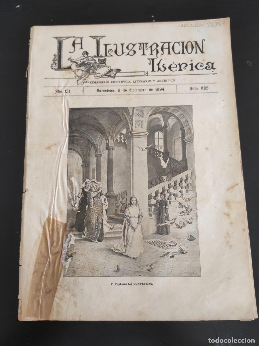 Coleccionismo de Revistas y Peri&oacute;dicos: LA ILUSTRACI&Oacute;N IB&Eacute;RICA. N&ordm; 623. A&Ntilde;O 1894. EL CARDENAL FRAY ZEFERINO GONZ&Aacute;LEZ. LA CATEDRAL DE .. LEER