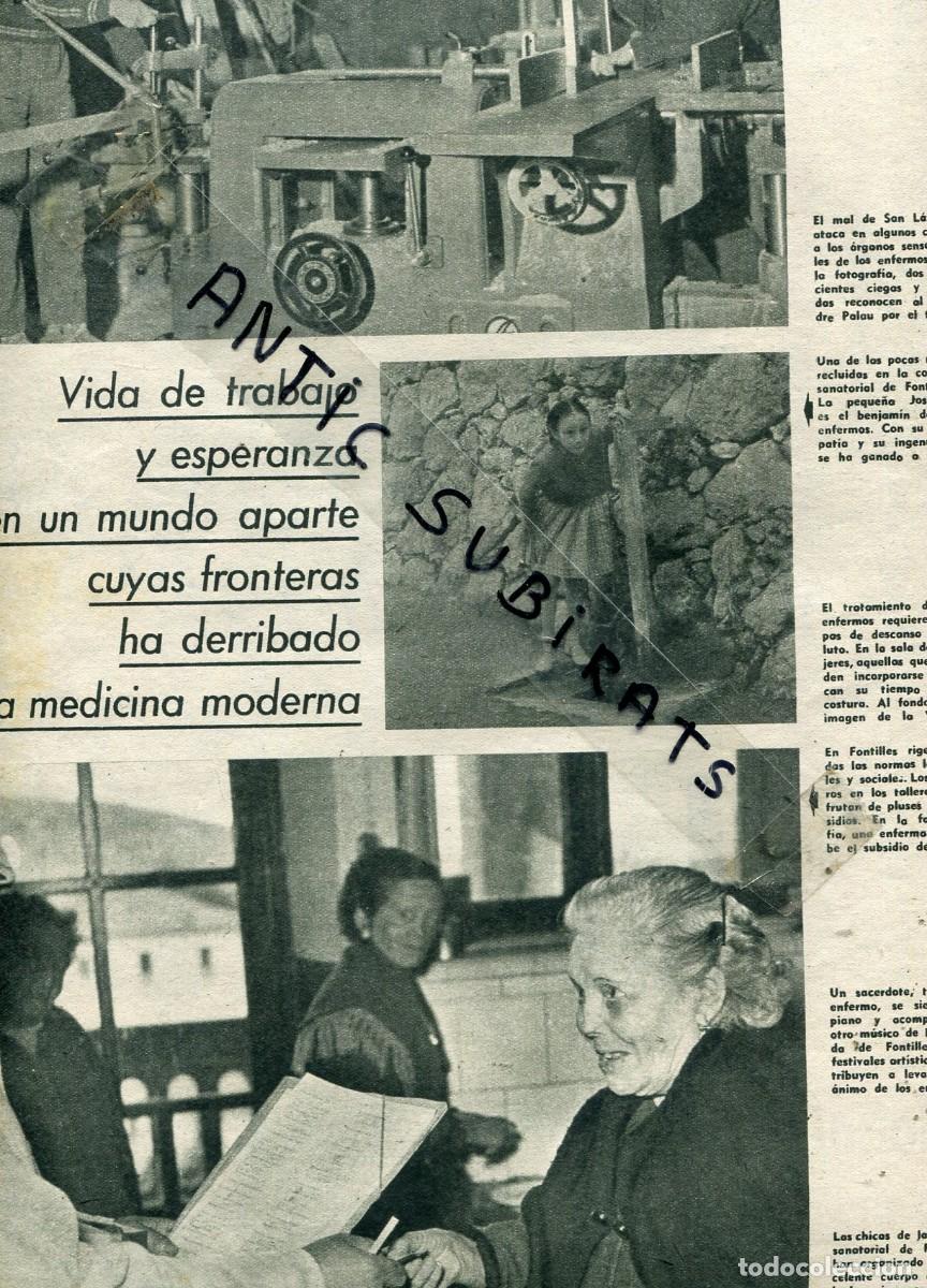 Coleccionismo de revistas y peri&oacute;dicos: REVISTA A&Ntilde;O 1959 EL SANATORIO MENTAL MANICOMIO DE FONTILLES MOTORISTA MERCEDES CANUDAS