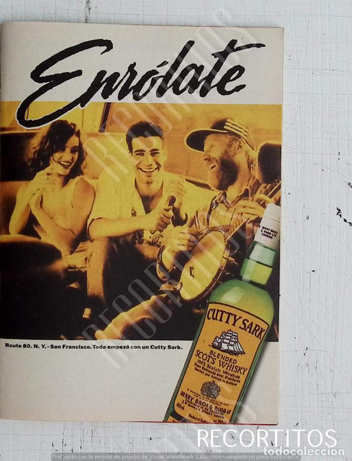 Sammeln von Zeitschriften und Zeitungen: cutty sark anuncio publicidad